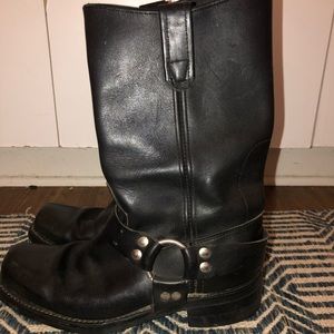 Black Harness Boots